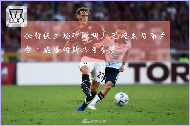 独行侠主场对阵湖人 巴格利与布兰登·威廉姆斯均可参赛